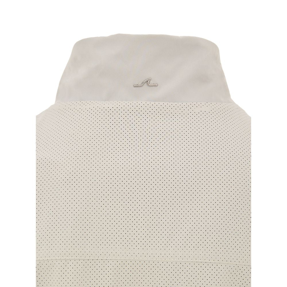 Gray Polyester Shell Jacket