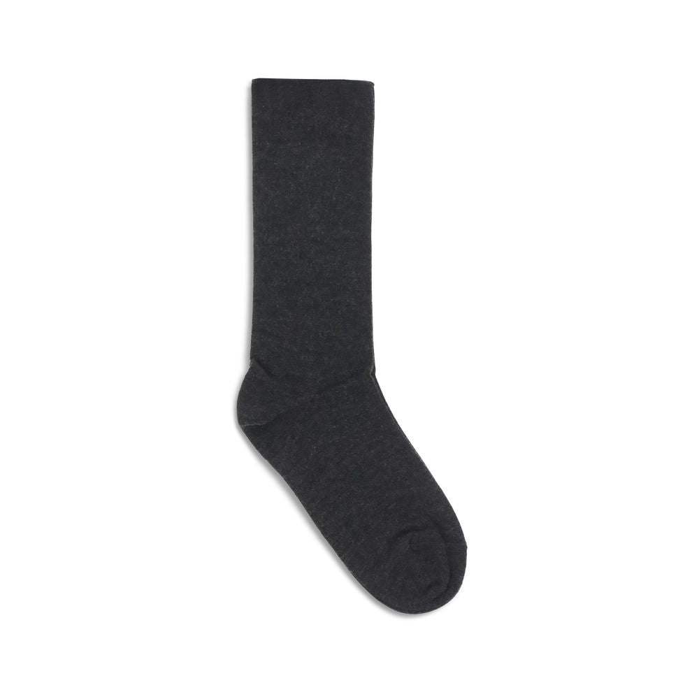 Gray Cashmere Socks