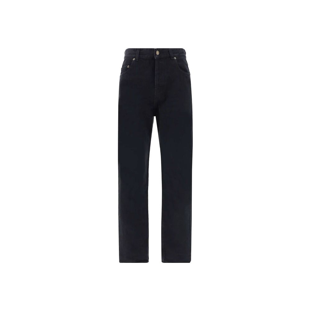 Black Cotton Jeans Denim