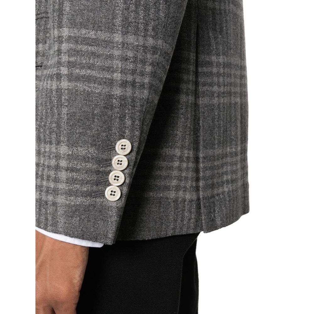 Gray Cashmere Blazer