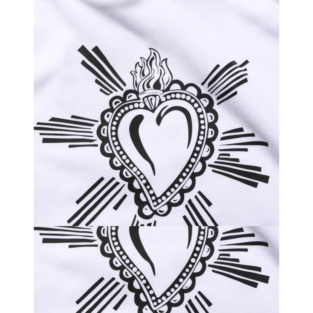 White Cotton Sweatshirt