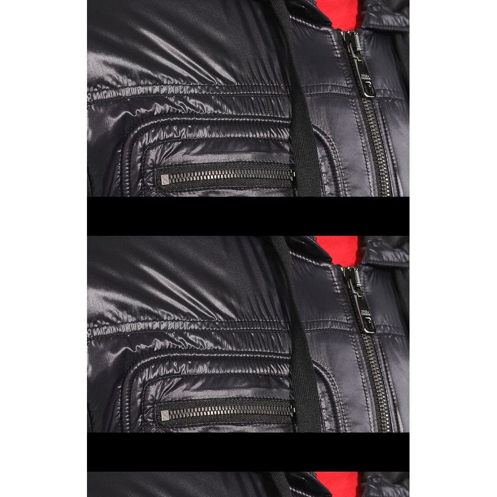 Blue Nylon Jackets & Coat