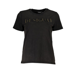 Black Cotton T-Shirt
