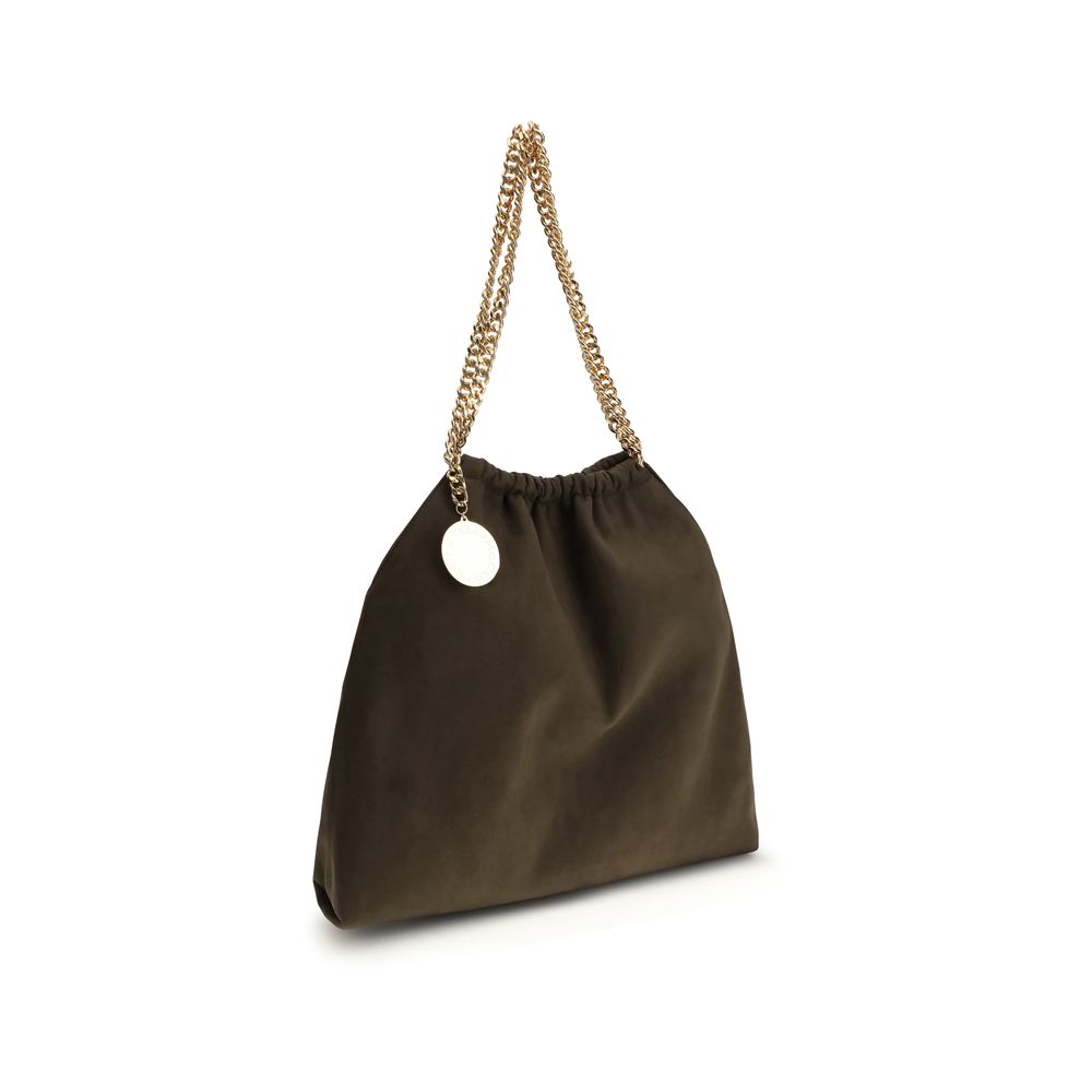Brown Polyester Shoulder Bag