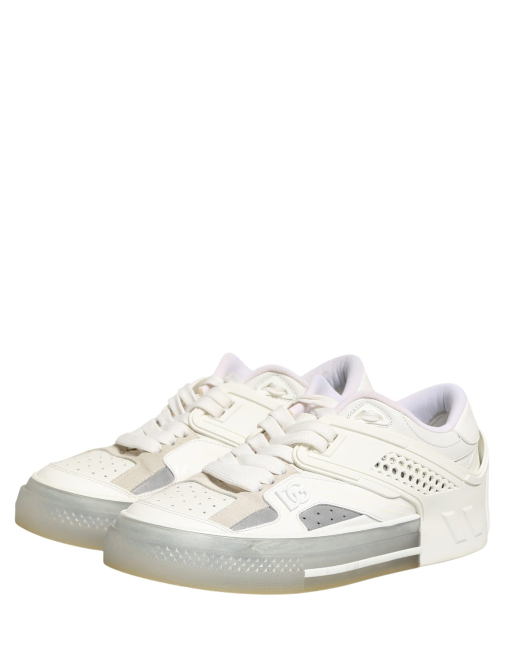 White DG Logo CUSTOM 2.Zero Sneakers Shoes