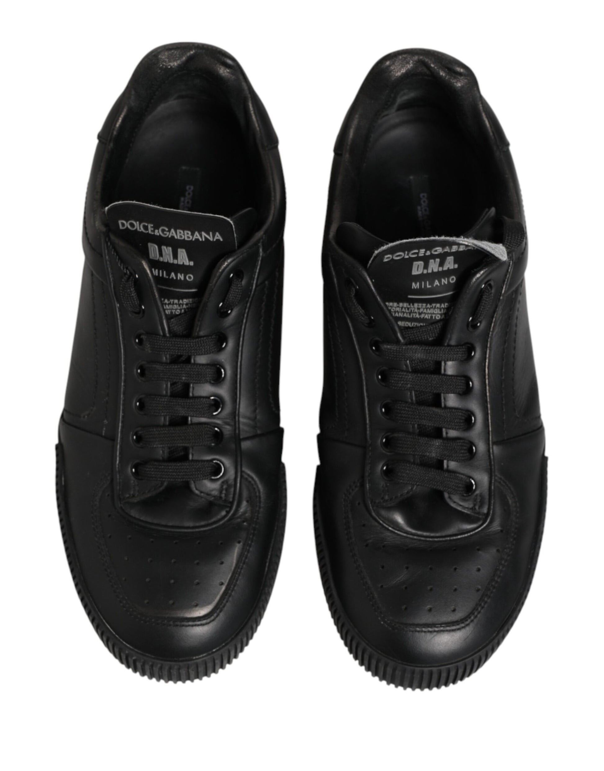 Black MIAMI Calf Low Top Men Sneakers  Shoes