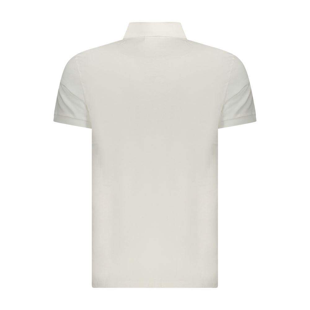 White Cotton Polo Shirt