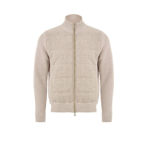Beige Wool Bomber