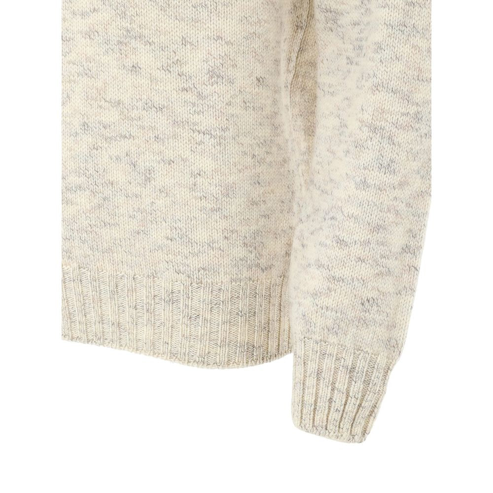 Gray Wool Turtleneck