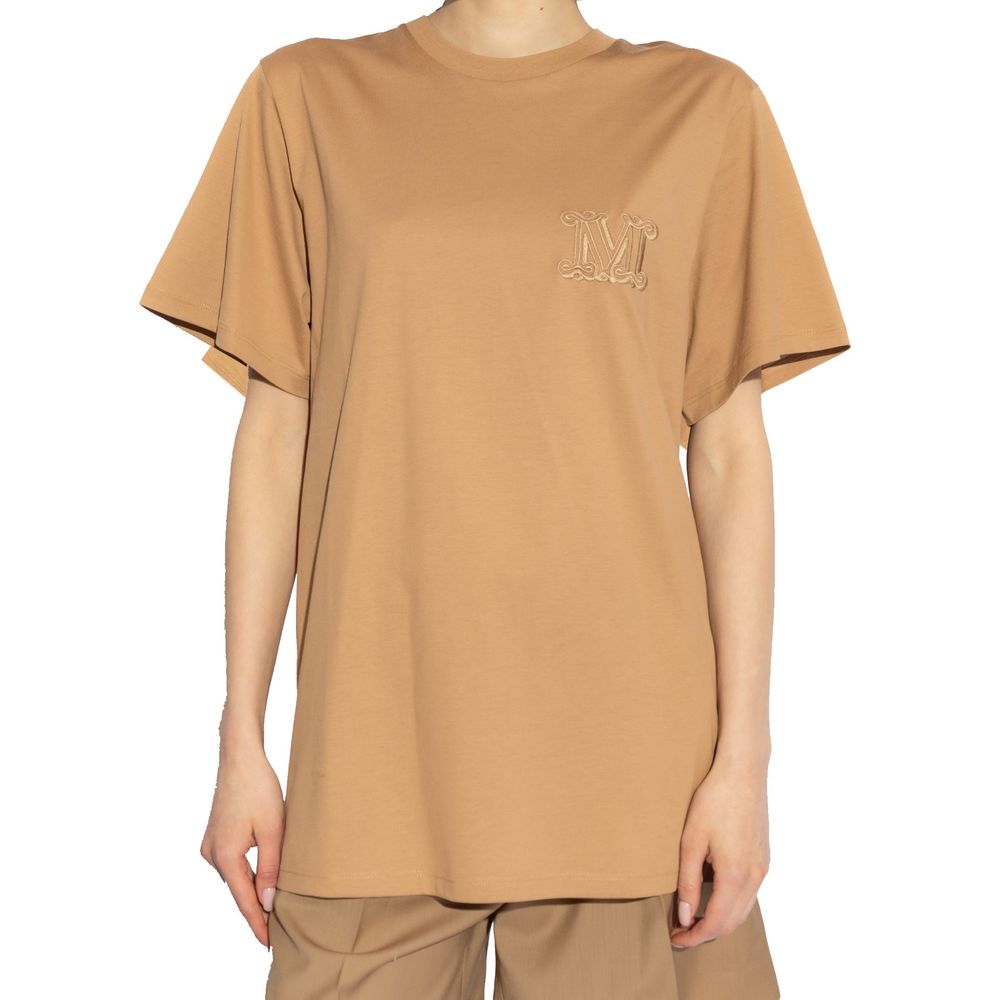 Brown Cotton T-Shirt