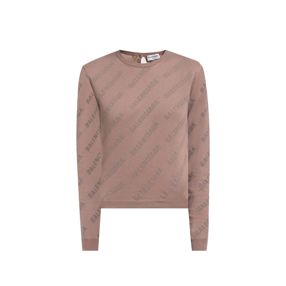 Brown Cotton Sweatshirt