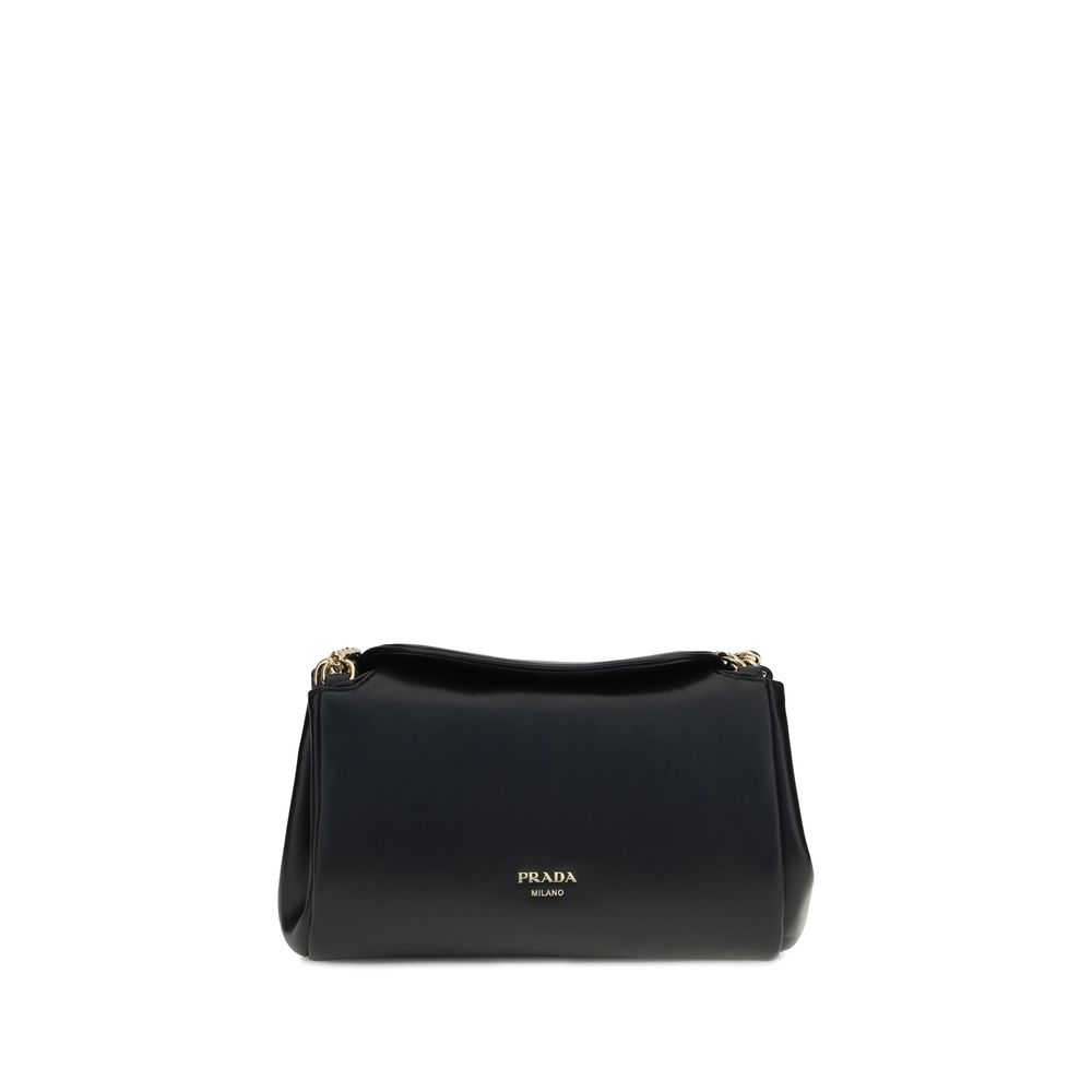 Black Calf Leather Bos Taurus Shoulder Bag