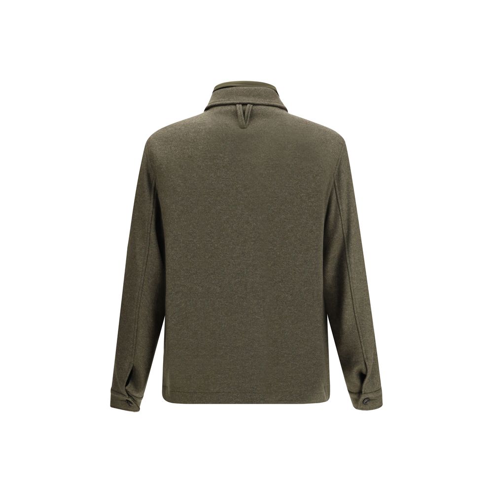 Green Fleece Wool Clothing