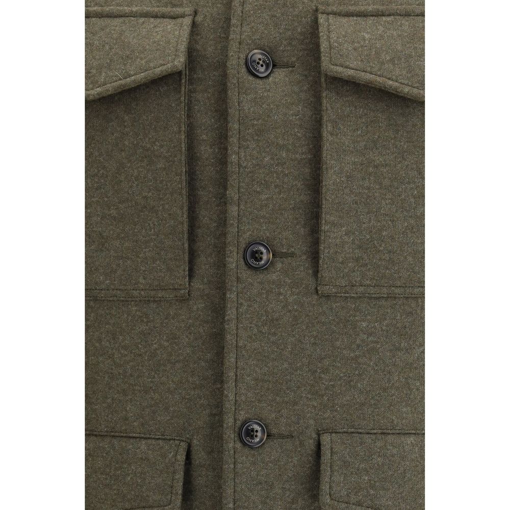 Green Fleece Wool Clothing
