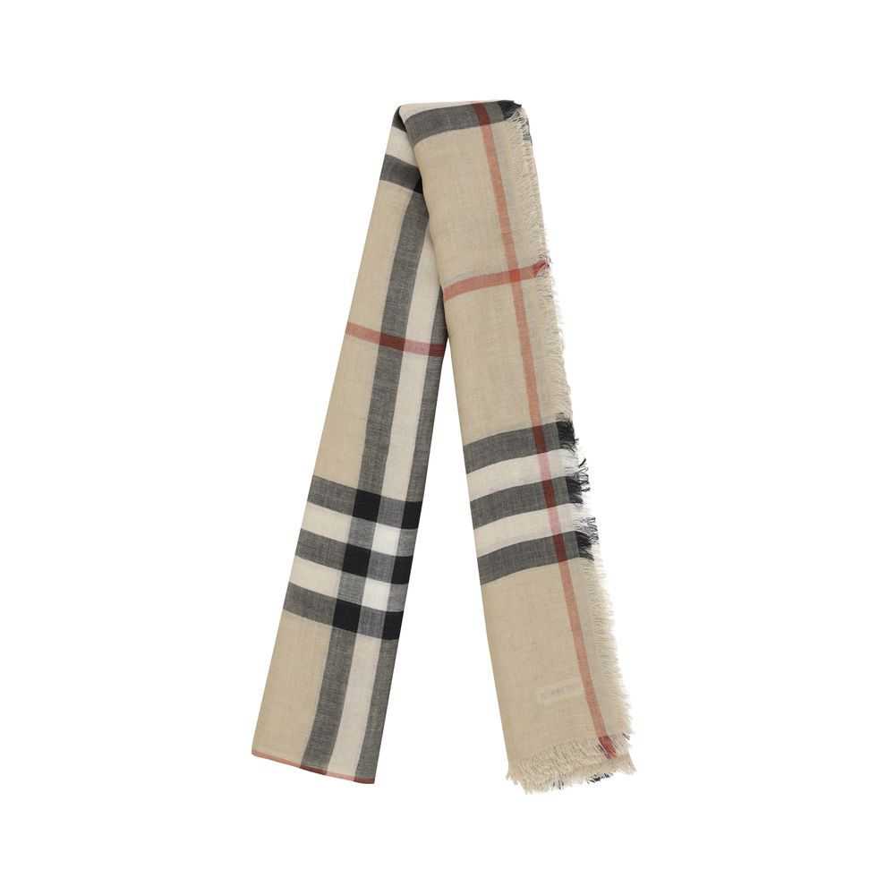 Brown Silk Scarf