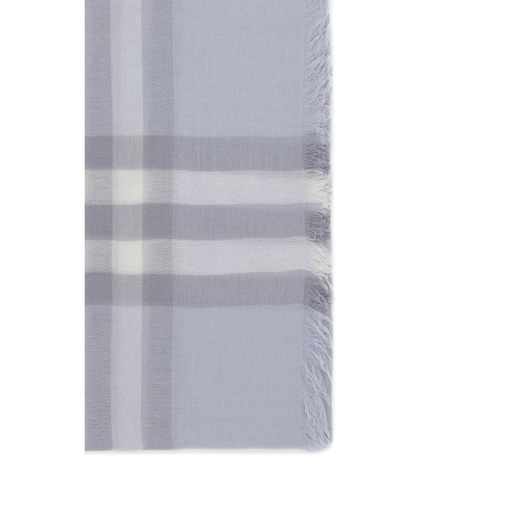 Blue Wool Scarf