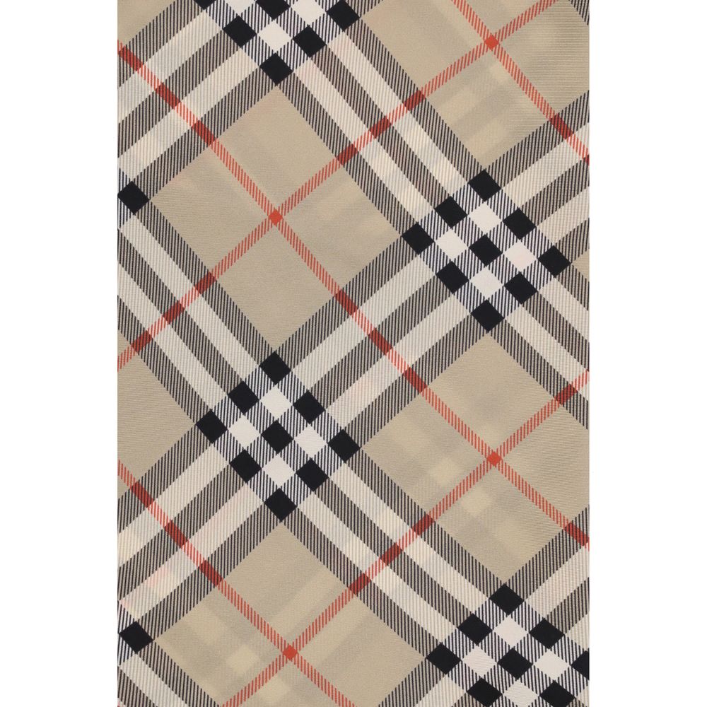 Beige Silk Scarf