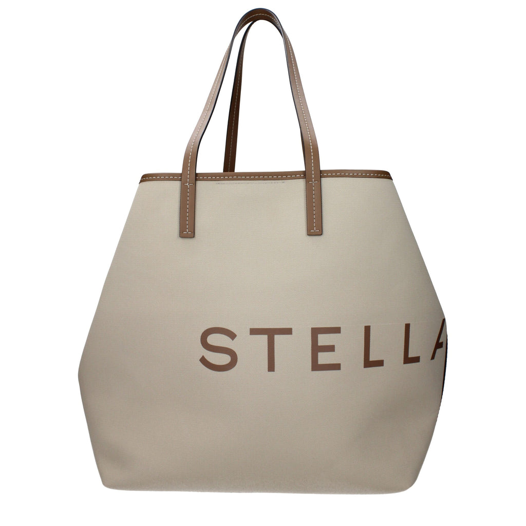 Beige Fabric Shoulder Bag