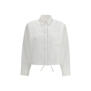 White Cotton Shortsleeve Shirt