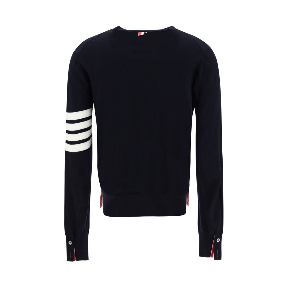 Blue Merino Wool Polo Shirt