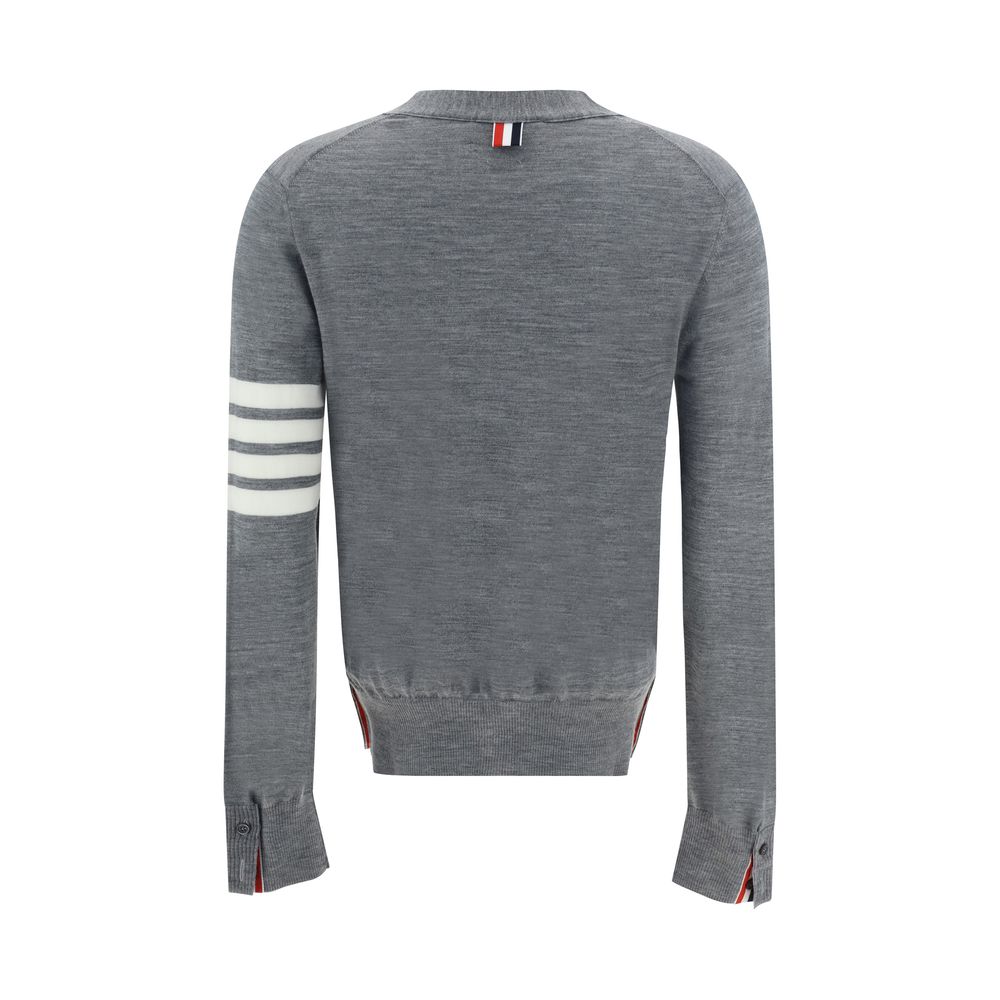 Gray Merino Wool Polo Shirt