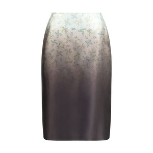 Multicolor Silk Long Skirt