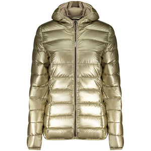 Gold Polyamide Jackets & Coat
