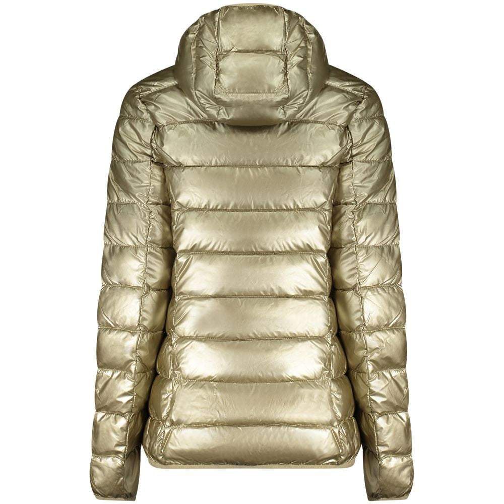 Gold Polyamide Jackets & Coat