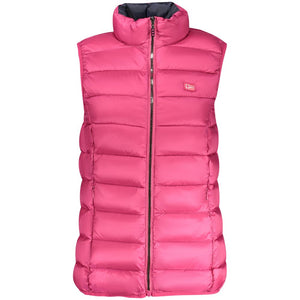 Pink Polyamide Jackets & Coat