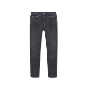 Black Cotton Skinny Jeans