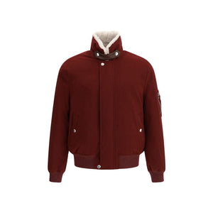 Bordeaux Wool Bomber