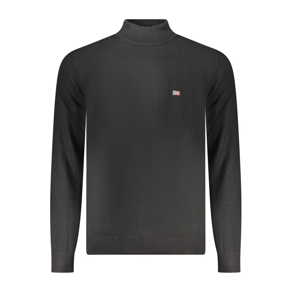 Black Polyester Sweater
