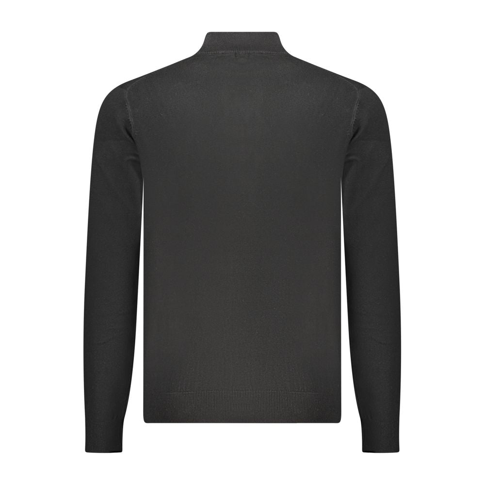 Black Polyester Sweater
