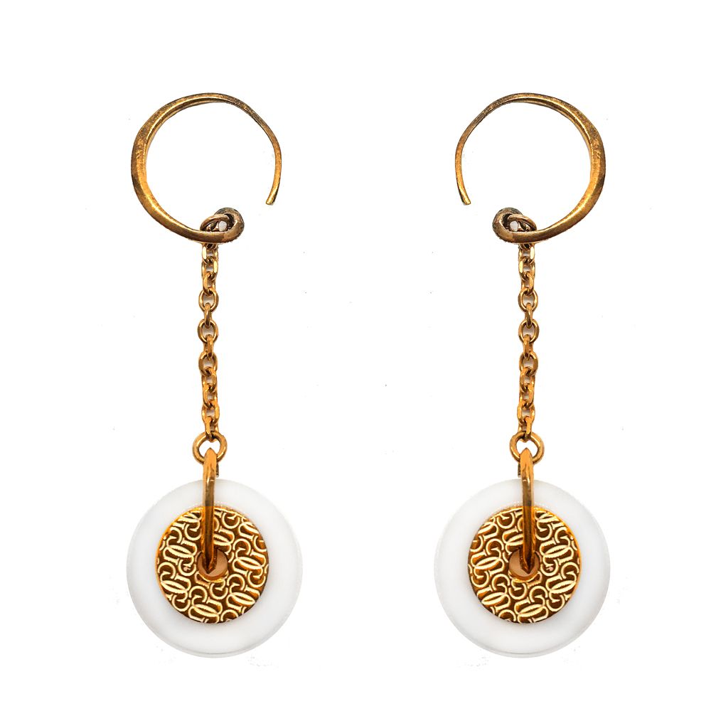 Rose Gold Stainless Steel Earrings