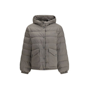 Gray Recycled Polyester Coat