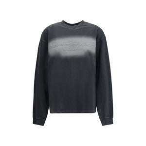 Black Cotton Sweatshirt
