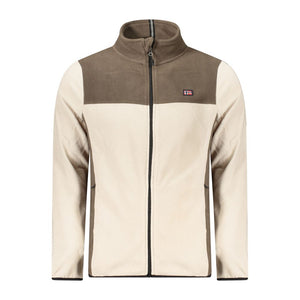 Beige Polyester Sweatshirt