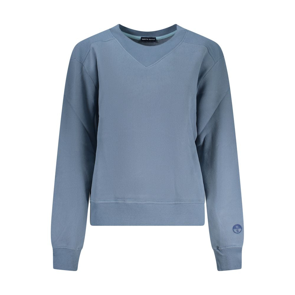 Blu Cotton Women Sweatshirt