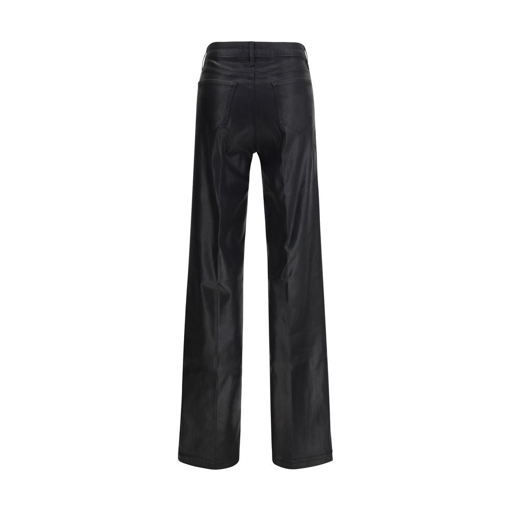 Black Cotton High-Waisted Jean