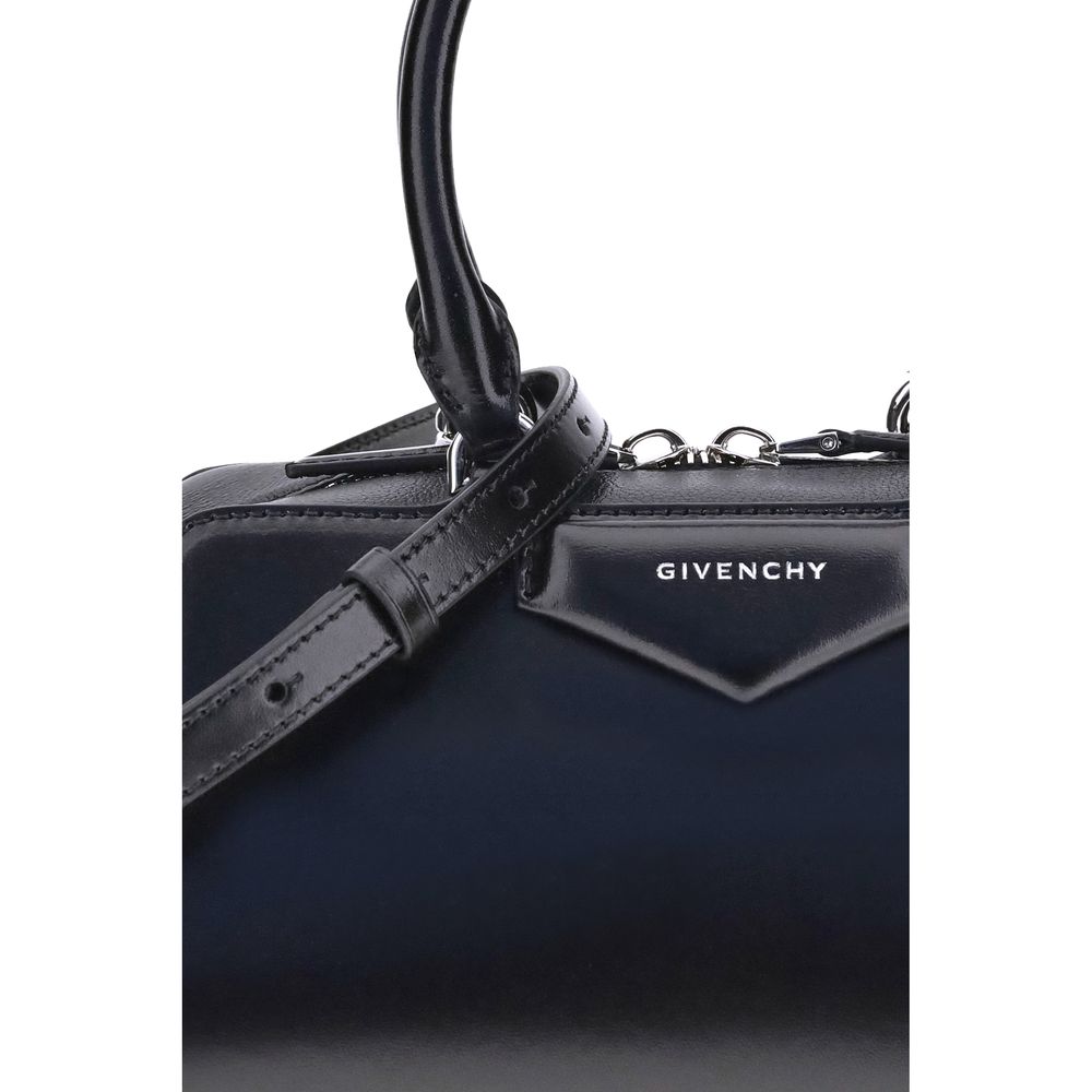 Black Calf Leather Bos Taurus Handbag