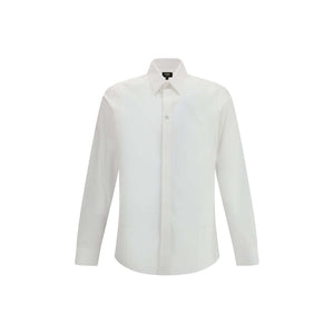 White Cotton Dress Shirt