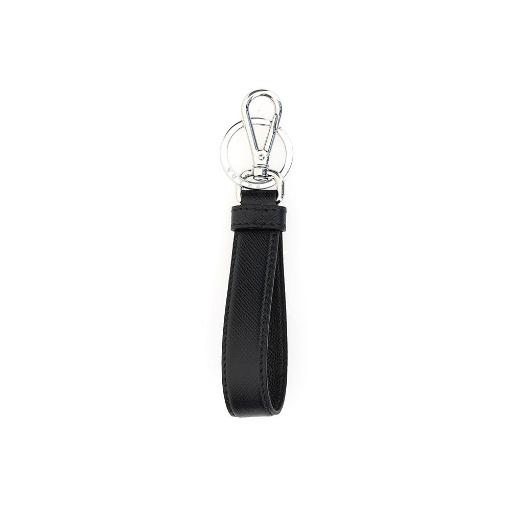 Black Stainless Steel Keychain
