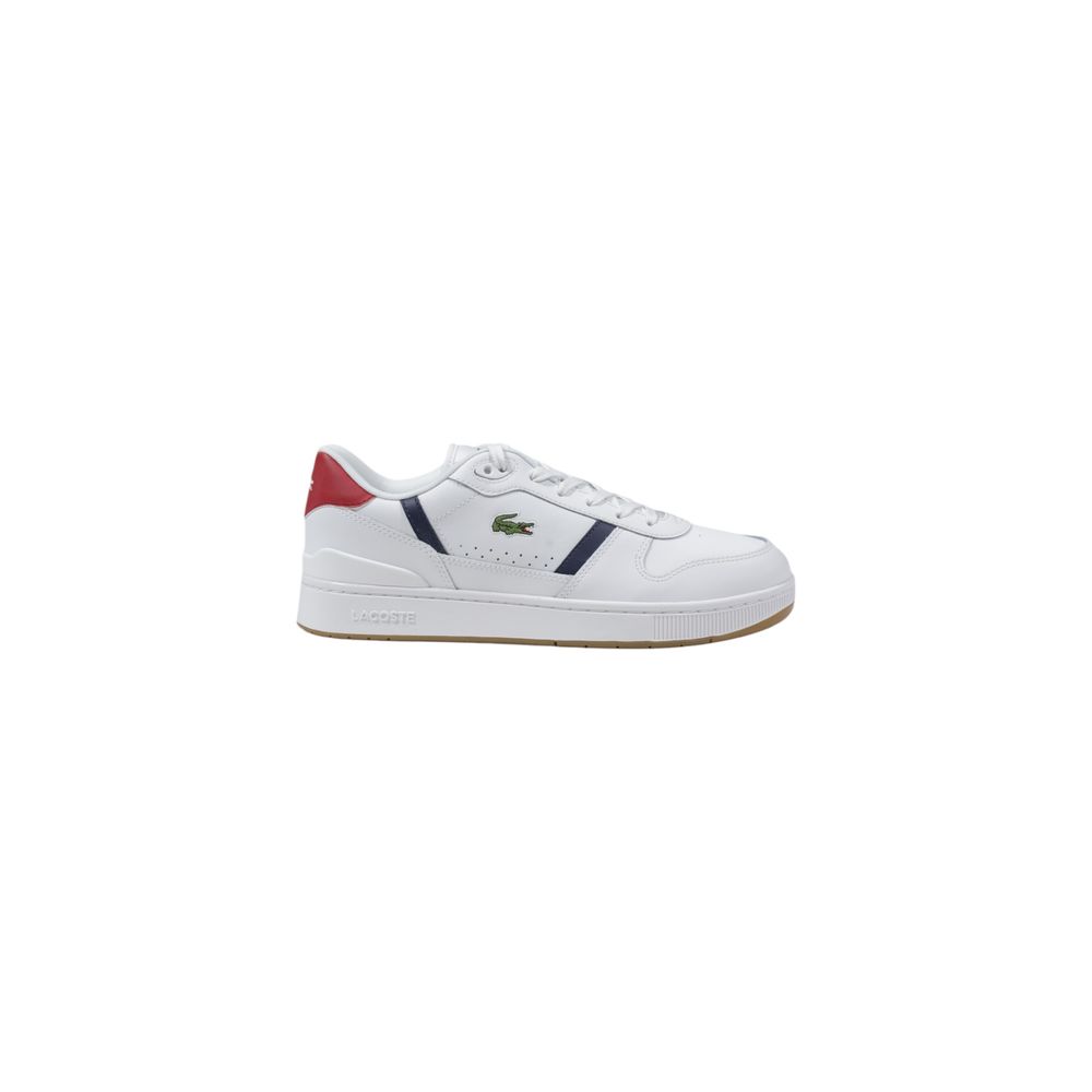 White Leather Low Top Sneakers