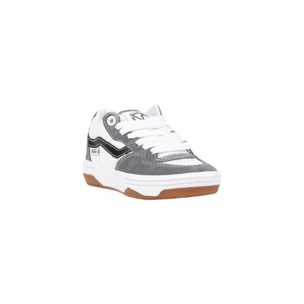 Bicolor Suede Leather Low Top Sneakers