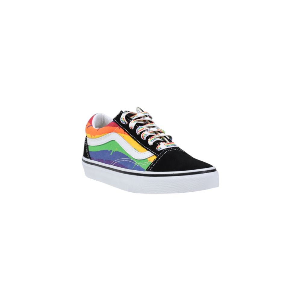 Black Fabric Low Top Sneakers