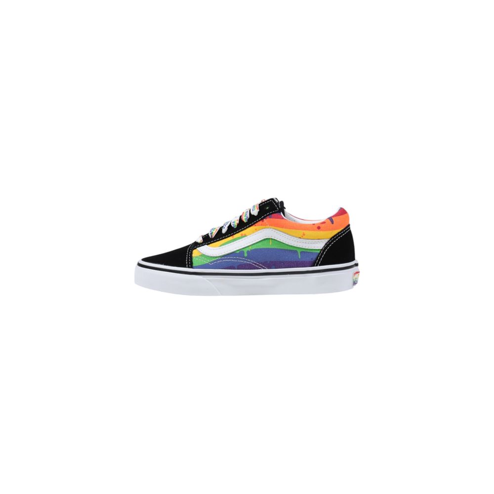 Black Fabric Low Top Sneakers