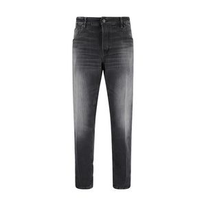 Black Cotton Jeans Denim