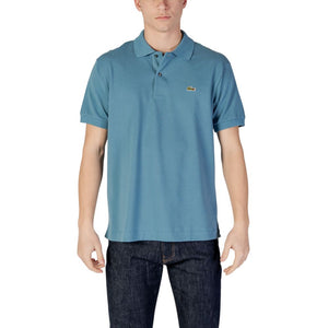 Blue Cotton Polo Shirt
