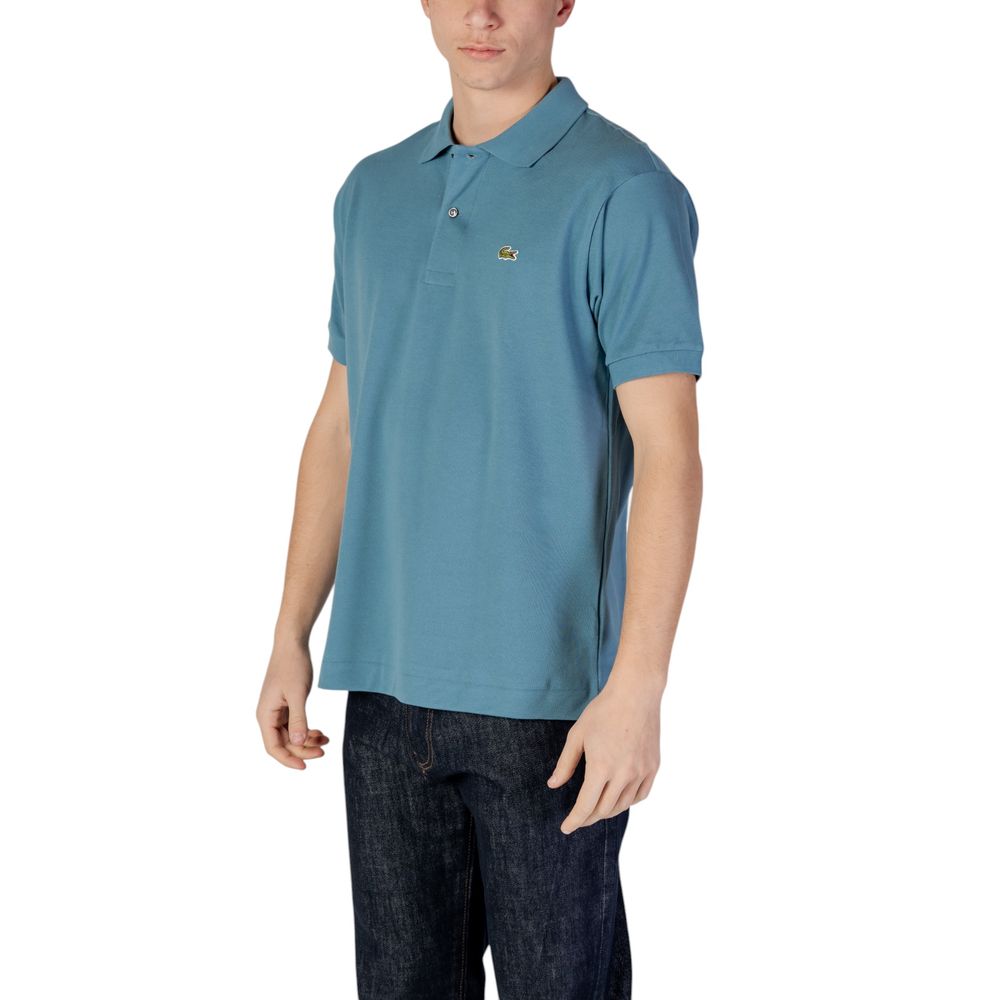 Blue Cotton Polo Shirt