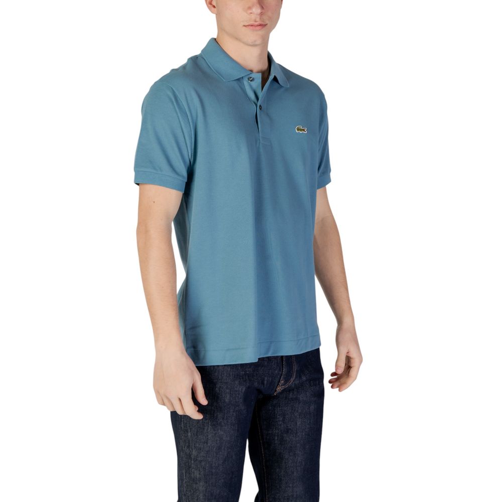 Blue Cotton Polo Shirt